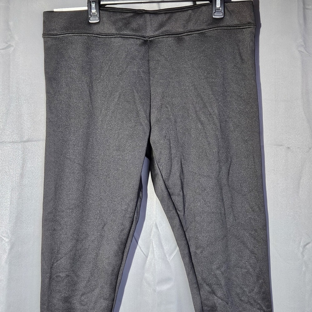 Serra Womens XL 16-18 Black Fleece Lined Leggings High Rise Stretch NWT